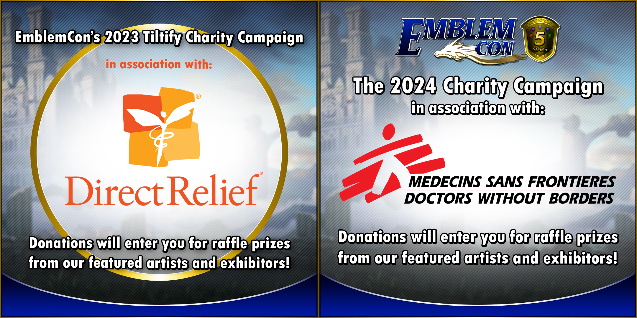 Image of Charities EmblemCon has supported