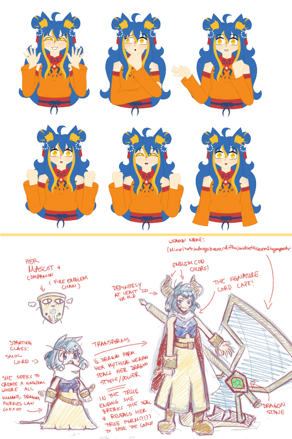 Kohaku and Emblem-Chan