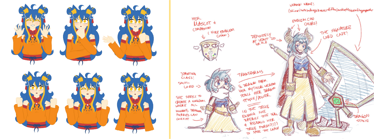 Kohaku and Emblem-Chan