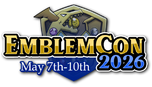 The logo for EmblemCon on the badge